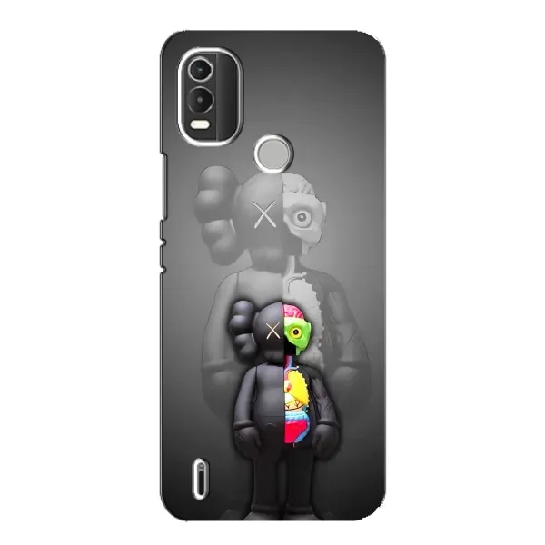 Чохол з принтом «Тіло Bearbrick» для Nokia C21 Plus Чохол з принтом «Тіло Bearbrick» для Nokia C21 Plus