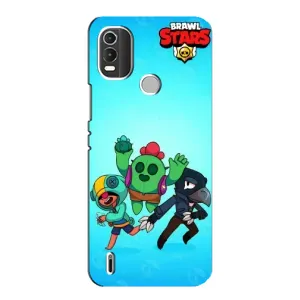 Чехлы Brawl Stars для Nokia C21 Plus (AlphaPrint) (Тріо героїв)