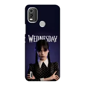 Силиконовый чехол с картинкой для Nokia C21 Plus (Wednesday)