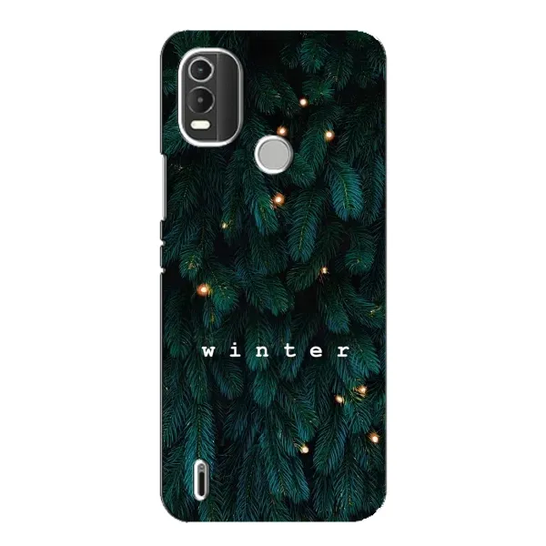 Чехол с принтом «Winter» для Nokia C21 Plus