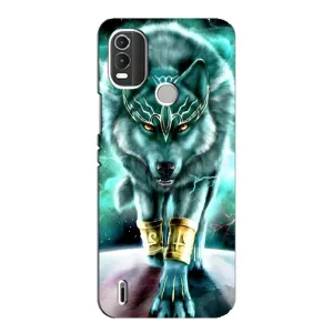 Защитные чехлы для Нокиа С21 Плюс (AlphaPrint) (ХИТ продаж) ВОЛК