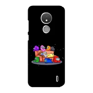 Чехол Амонг Ас для Nokia C21 (AlphaPrint) (Амонг-ас)