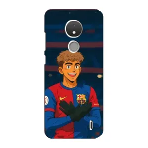 Чехол с футболистом Ламин Ямаль Nokia C21 (Футболист Ямаль)