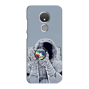 Чохол з принтом «Космонавт фото» для Nokia C21
