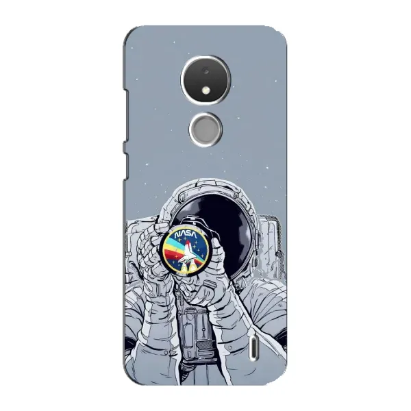 Чохол з принтом «Космонавт фото» для Nokia C21