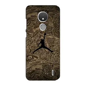 Чехлы для Nokia C21 - с картинкой JORDAN (AlphaPrint)