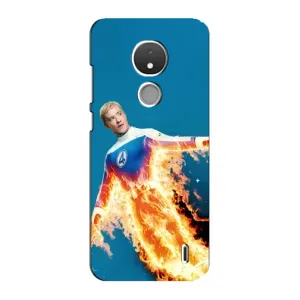 Чехол с принтом «Человек-факел в огне» для Nokia C21