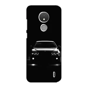 Чехол для Нокиа С21 - с принтом БМВ (AlphaPrint) (Машина BMW)