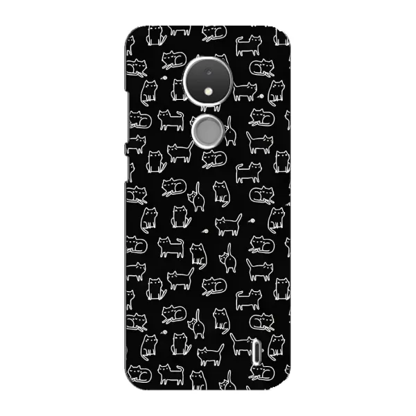 Чехол с принтом «Меленькие котики» для Nokia C21 Чехол с принтом «Меленькие котики» для Nokia C21