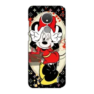 Чехол Disney Mouse Nokia C21 (PREMIUMPrint) (Минни peace)