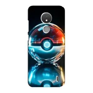 Чехол с Пикачу на Nokia C21 (Мяч Пикачу)