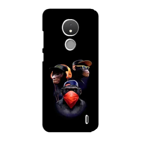 Чехол с принтом «Три обезьяны» для Nokia C21 Чехол с принтом «Три обезьяны» для Nokia C21