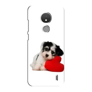 Чехлы с собаками для Nokia C21 (VPrint) (Песик)