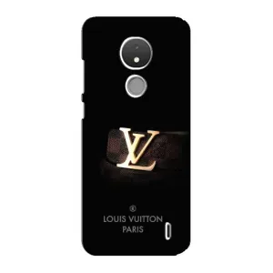 Чехлы Луи Витон для Nokia C21 (AlphaPrint - LOUIS VUITTON) (ремешок LV)
