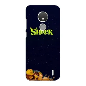 Чохол з мультфільмом Шрек на Nokia C21 (Відпочиваючий Шрек)