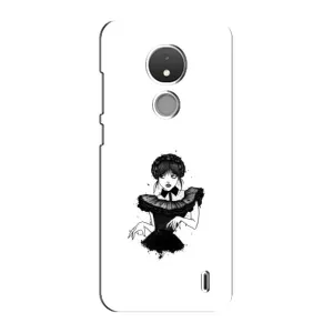 Чехлы Венсдей на Nokia C21 Уэнсдей (AlphaPrint) (танец Уэнздей)