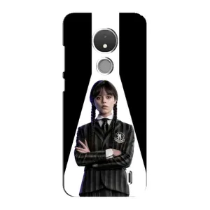 Чехлы Венсдей на Nokia C21 Уэнсдей (AlphaPrint) (W-Wednesday)
