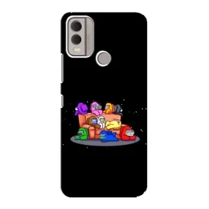 Чехол Амонг Ас для Nokia C22 (AlphaPrint) (Амонг-ас)