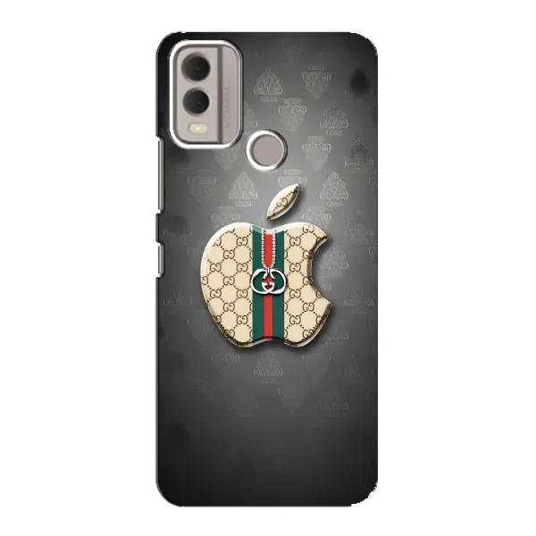 Чохол з принтом «Apple gucci» для Nokia C22 Чохол з принтом «Apple gucci» для Nokia C22