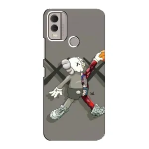 Чехлы для Nokia C22 - Bearbrick Louis Vuitton (PREMIUMPrint) (Беарбрик Джордан)