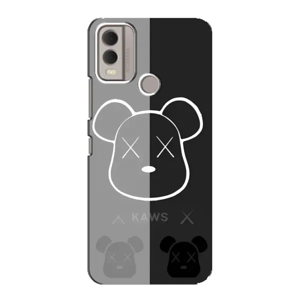 Чехол с принтом «БеарБрик глаза» для Nokia C22