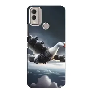 Чехол с мемом Тралалело тралала на Nokia C22 (Бомбардини гусини)