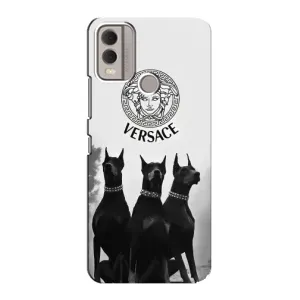 Чехлы VERSACE для Нокия С22 (PREMIUMPrint) (Доберман Версаче)