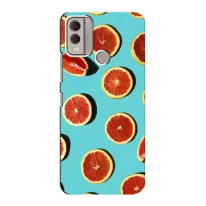 Чохли з фруктами для Nokia C22 (VPrint) (Грейпфрут)
