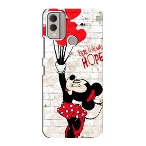Чехол Disney Mouse Nokia C22 (PREMIUMPrint) (Heart Minni)