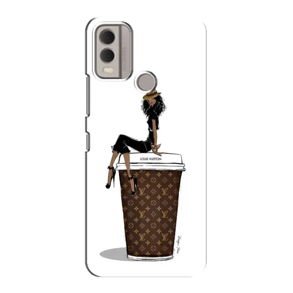 Чехол с принтом «кофе LOUIS VUITTON» для Nokia C22