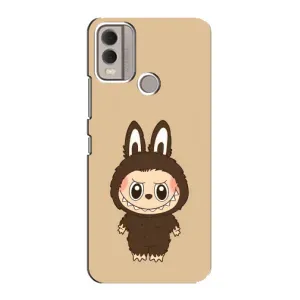 Чохол з Лабубу на Nokia C22 (Bored Ape в червоному)