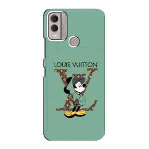 Чехлы Луи Витон для Nokia C22 (AlphaPrint - LOUIS VUITTON) (Микки Маус LV)