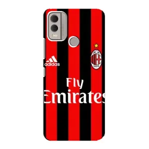 Чехлы для Nokia C22 (VPrint) - Футбольные клубы (Milan)