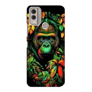 Чехол с Обезьянами Nokia C22 - (AlphaPrint) (Обезьяна в тропиках)