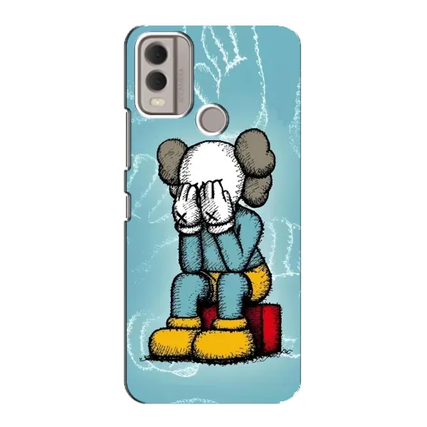 Чехол с принтом «Плач Bearbrick» для Nokia C22