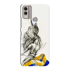Чехлы Доброго вечора, ми за України для Нокия С22 (AlphaPrint) (Победа)