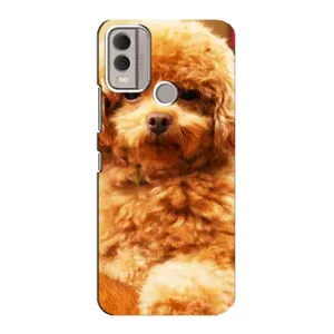 Чехлы с собаками для Nokia C22 (VPrint) (Щенок Бишон)