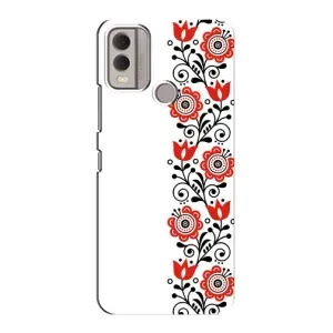 Чохол для Патріота України Nokia C22 - (AlphaPrint) (Яскрава вишиванка)