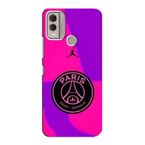 Чехлы PSG для Nokia C22 (AlphaPrint) (яркий ПСЖ)
