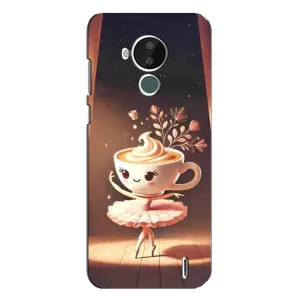 Чехол с мемом Тралалело тралала на Nokia C30 (Балерина капучина)