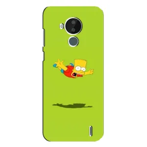 Чехол с Симпсонами для Nokia C30 (VPrint) (Барт Симпсон)