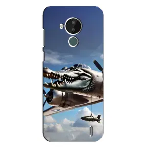 Чехол с мемом Тралалело тралала на Nokia C30 (Бомбардиро крокодило)
