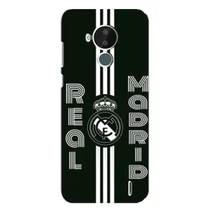ФК Реал Мадрид чехлы для Nokia C30 (AlphaPrint) (черно белый Реал)