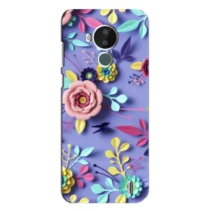 Чехлы с Цветами для Nokia C30 (VPrint) (Цветочный дизайн)