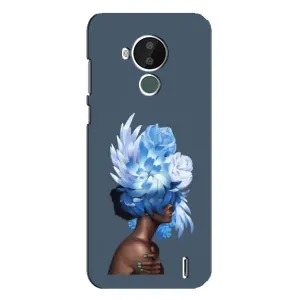 Чехлы (ART) Цветы на Nokia C30 (VPrint) (Цветы на голове)