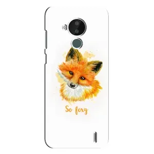 Чехлы с картинкой Лисички для Nokia C30 (VPrint) (Девочка Лиса)