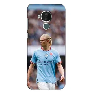 Чехлы с футболистом Ерлинг Холанд для Nokia C30 (AlphaPrint) (Эрлинг Холанд)