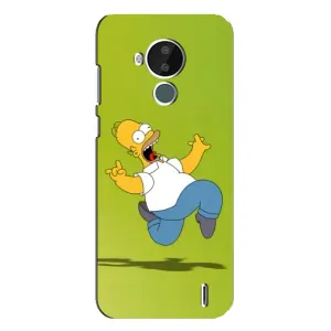 Чехол с Симпсонами для Nokia C30 (VPrint) (Гомер Симпсон)