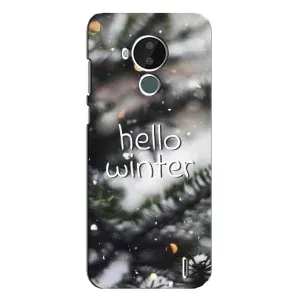 Новогодние, Праздничные Чехлы для Nokia C30 - 2024 год (Hello winter)