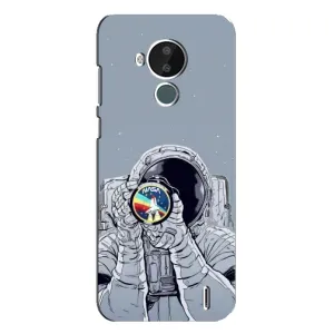 Чехол NASA для Nokia C30 (AlphaPrint) (Космонавт фото)